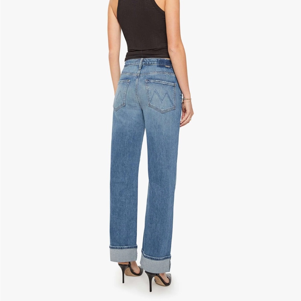 MOTHER Dodger Skimp Cuff in Music is the Medium Denim jeans